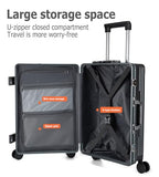 PC Hardside Carry On Luggage (A4-Grey (zipperless closure) / 20.8")
