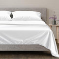 100% Egyptian Cotton Queen Size Sheets Set (Queen / 01 - White)