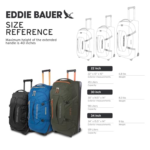 Expedition Rolling Duffel Bag with Wheels (Storm / 34" (Check-In))