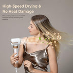 Blow Dryer Brush 7 in ONE (White Gold)