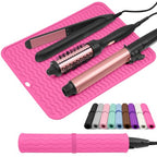 Oversize Silicone Heat Resistant Mat for Hair Tools (Hotpink)