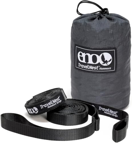 TravelNest Hammock & Straps Combo (Charcoal)
