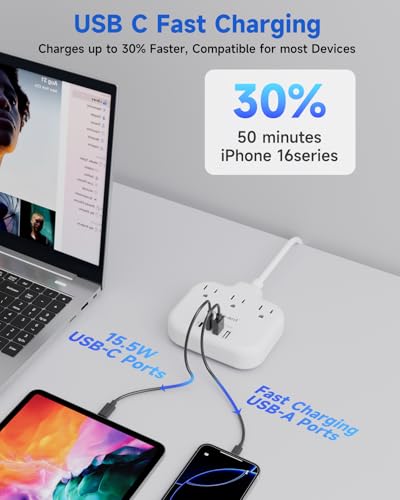 Brazil Power Adapter with 5FT Extension Cord (Type N-Brazil)