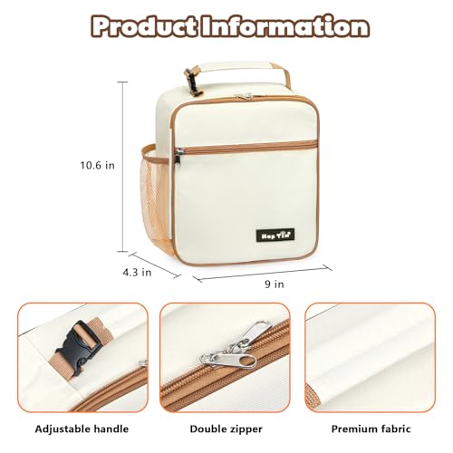 Insulated Lunch Bag Women (Beige)