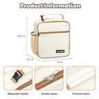 Insulated Lunch Bag Women (Beige)