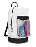 Backpack Laundry Bag (White)