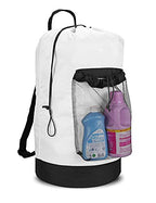 Backpack Laundry Bag (White)