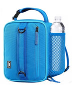 Expandable Small Lunch Box for Men Women Kids Work School (Light Blue)