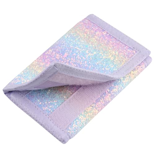 RFID Blocking Canvas Wallet for Men and Women (Rainbow3)