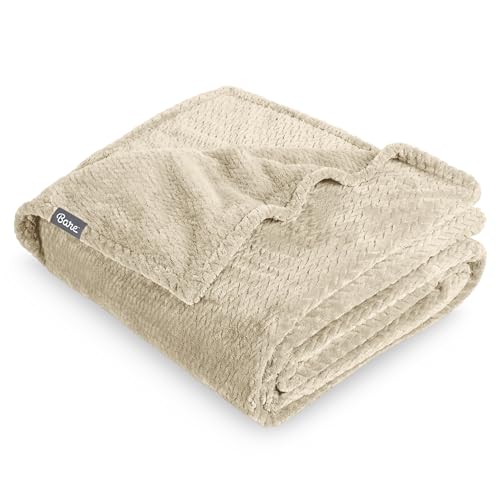 Fleece Blanket Luxury Microplush (Full/Queen / 27 - Chevron Oyster)