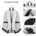 Travel Backpack for Women Men (15.6 inch / Grey)