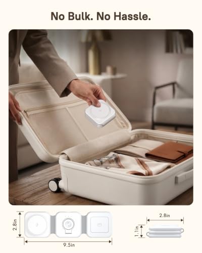 15W Magnetic Travel Charging Station (Navy Blue)