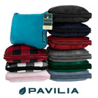 Travel Blanket Pillow (Wine / 60 x 43 inches)