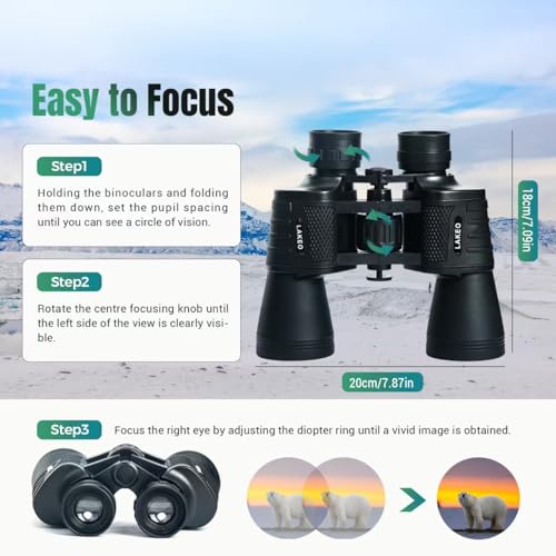 20x50 High Powered Binoculars for Adults
