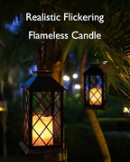 2 Pack 13'' Bronze Solar Lanterns (Copper)