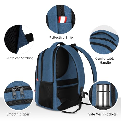 Travel Laptop Backpack for Men Women (A5-blue / 17.3)