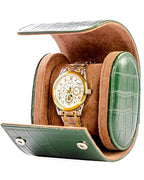 Single Watch Travel Case (Dark Green / 1 Slot)