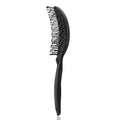 Guojiang Curved Vented Detangling Hair Brush Barber Hairdressing Fast Drying Detangling Curved Vent Brush
