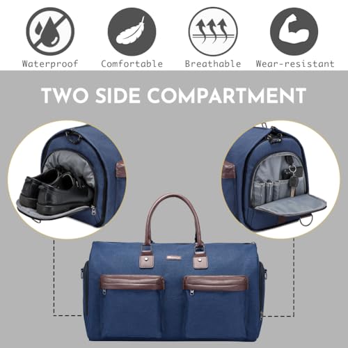 suit bag travel garment bag (Navy blue)