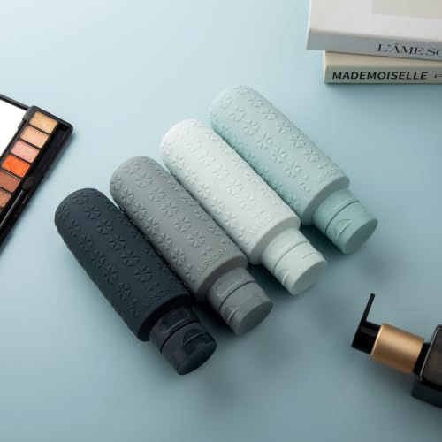Travel Bottles for Toiletries (Grey / 6 Ounces)