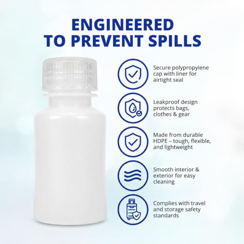 HDPE Travel Bottles for Toiletries