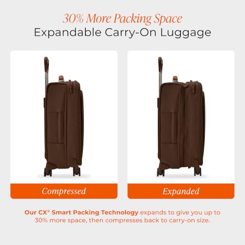 Essential 22" Carry On Expandable Spinner (Chocolate / 22" Carry-On)