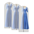 Dress Bags for Gowns Long Dress Cover Bag for Closet Storage 65 in (65"-3pcs-Grey)