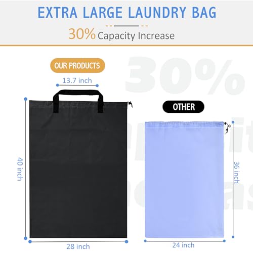 Extra Large Laundry Bag With Handles (Extra Large Laundry Bag With Handles (Black))