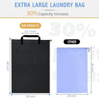 Extra Large Laundry Bag With Handles (Extra Large Laundry Bag With Handles (Black))