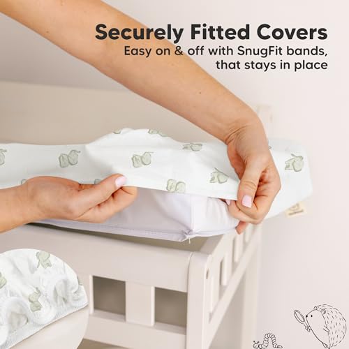2 Pack Waterproof Changing Pad Covers (Elly / Waterproof + Viscose derived from Bamboo)