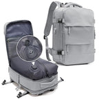 Vacuum Backpack Travel with Pump (A1-grey / 25 liters)