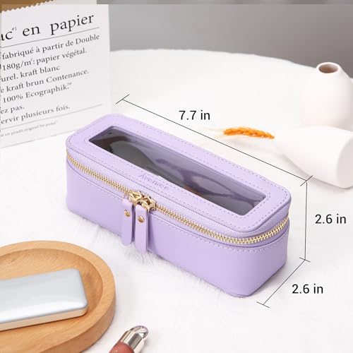Clear Makeup Brush Bag (Lilac / Slim Elegance)