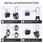 Air tag Holder (Black/Purple)