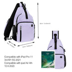 Sling Backpack Bag (Purple)