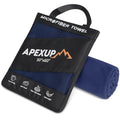 Microfiber Travel Towel (Navy Blue / 60"×30" Single)