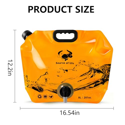 Camping Water Container (Orange)
