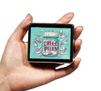 Cute and Portable Metal Pill Organizer (Chill Pills Fun)