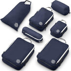 Large Compression Packing Cubes 7 (Navy/White)