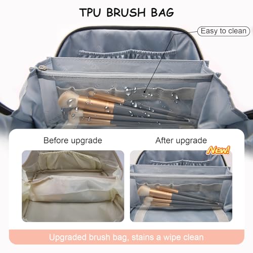 Travel Makeup Bag Organizer Cosmetic Bag (04-B-Pink)