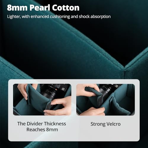 Carrying Bag Zoom P7 for Photography Equipments with Large Capacity (Black / M /12.2"x9.8"x4.92")