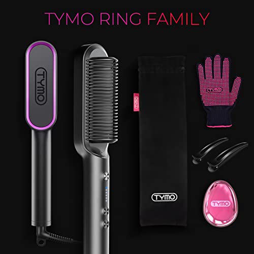 Hair Straightener Brush (Black)