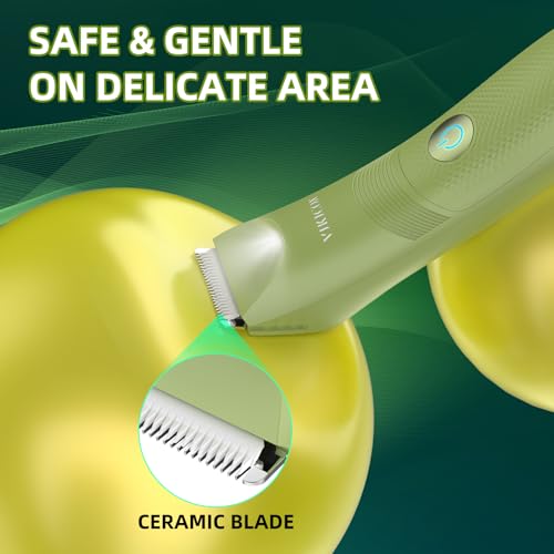 No Nick Ball Trimmer for Men Ceramic Blade (Green)