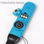 Multifunctional Survival Emergency Whistle for Kids with Compass Hiking Survival (bule2pcs)