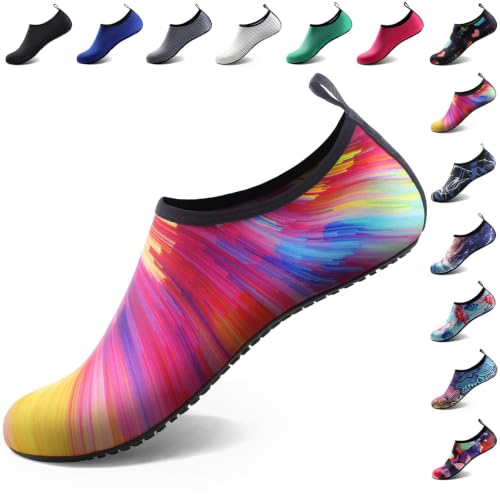 Water Shoes for Women Men Quick (13-14 Women/12-13 Men / Sunset)