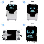 Don't Touch Me Luggage Cover Washable Suitcase Protector Anti (Don't Touch Me / S(20-22inch suitcase))