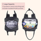Diaper Bag Backpack (Large / Black)