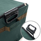 Green Christmas Ornament Storage Box with Dividers (72 Ornaments)
