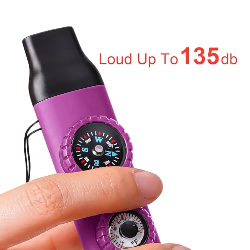 Emergency Survival Safety Whistle (Plum)