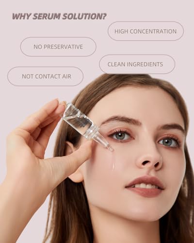 Hyaluronic Acid Serum for Microneedling Serum Ampoules for Face Serum 0.35 oz 4 Vials (serum kit)