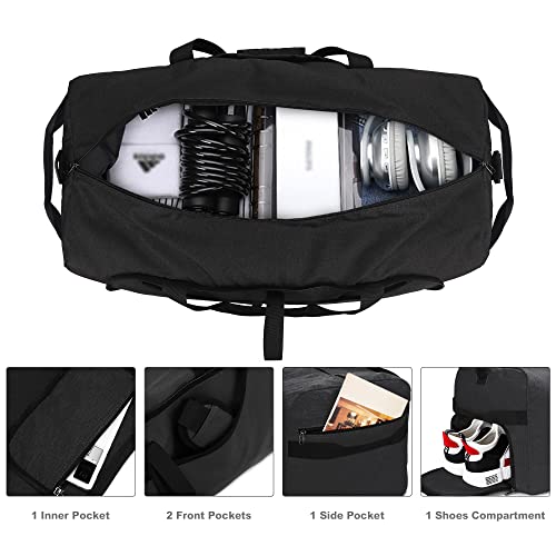 80L Duffle Bag for Travel (80L / Black)